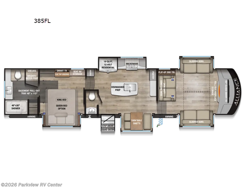 New 2027 Alliance RV Paradigm 385FL available in Smyrna, Delaware