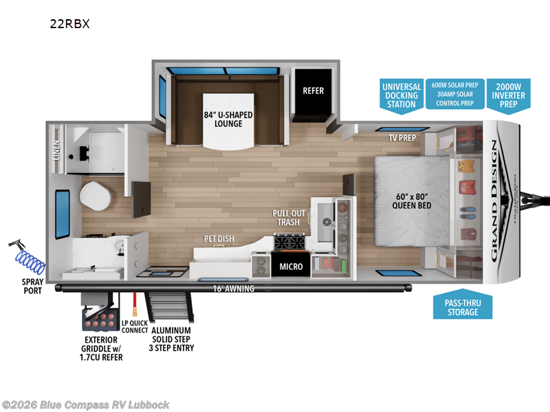 New 2027 Grand Design Transcend Xplor 22RBX available in Lubbock, Texas
