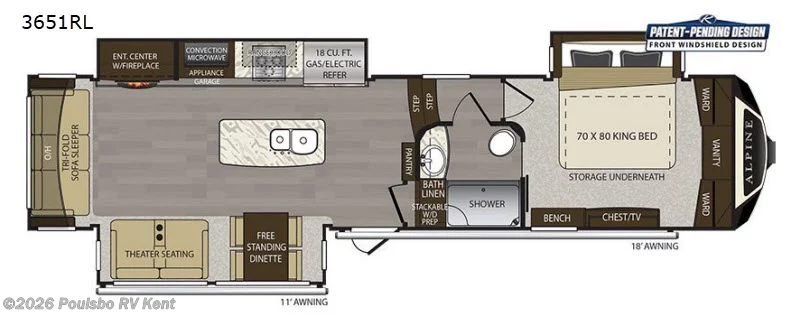 Used 2018 Keystone Alpine Alpine available in Kent, Washington