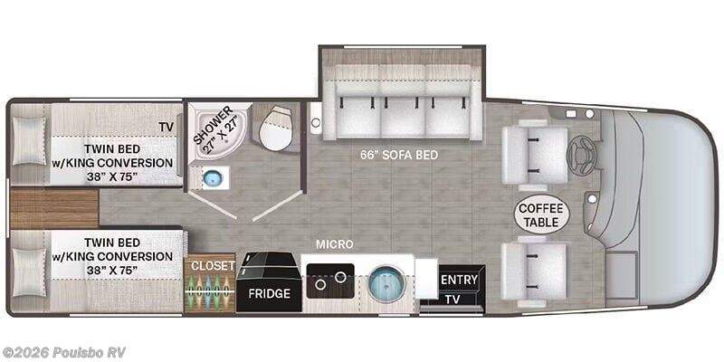 New 2027 Thor Motor Coach Vegas Vegas available in Sumner, Washington
