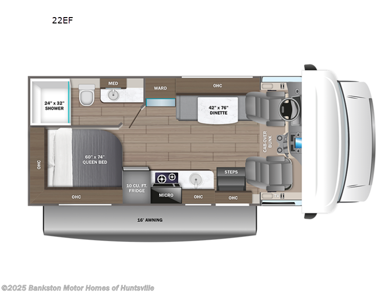 New 2026 Entegra Coach Odyssey SE 22EF available in Huntsville, Alabama