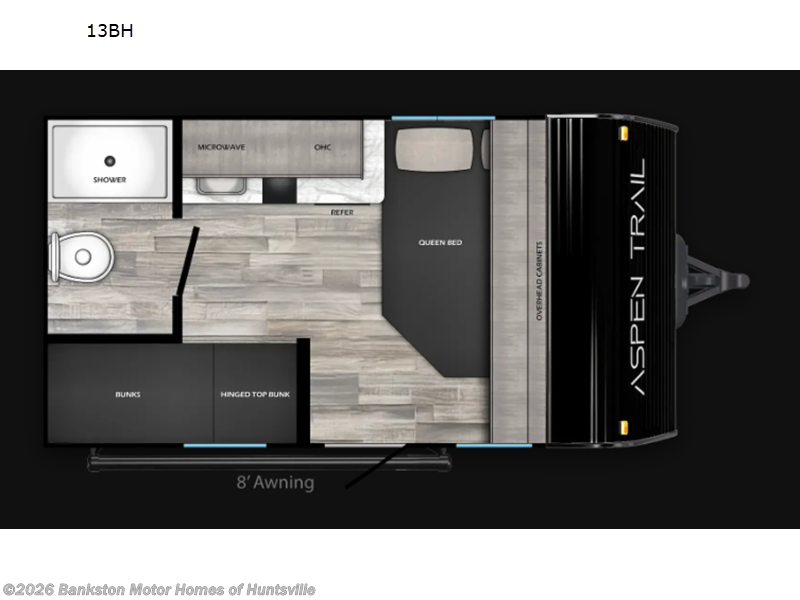 New 2026 Dutchmen Aspen Trail Mini 13BH available in Huntsville, Alabama