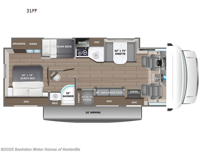New 2026 Entegra Coach Odyssey SE 31FF available in Huntsville, Alabama