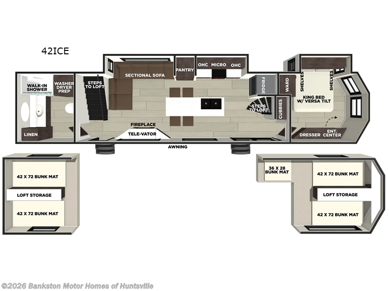 New 2026 Forest River Wildwood Grand Lodge 42ICE available in Huntsville, Alabama