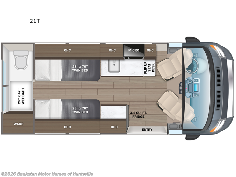 New 2026 Entegra Coach Expanse 21T available in Huntsville, Alabama