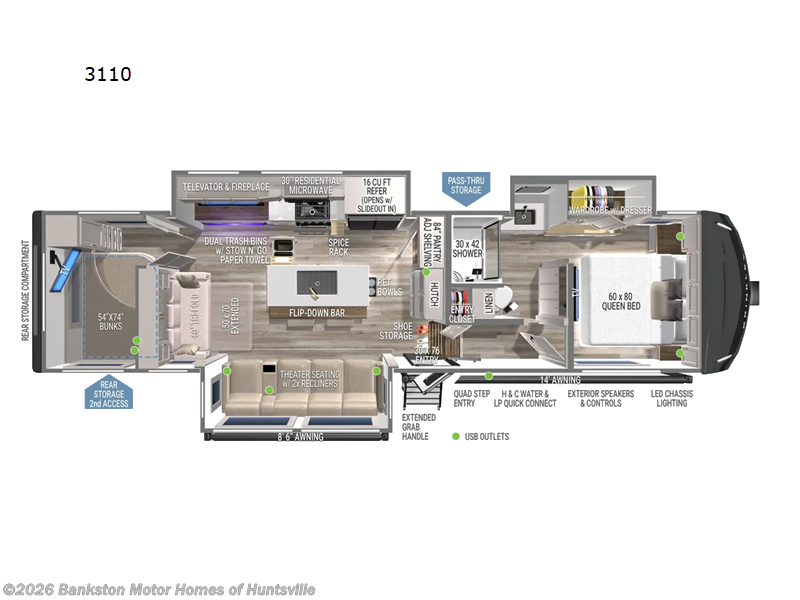 New 2026 Brinkley RV Model Z 3110 available in Huntsville, Alabama