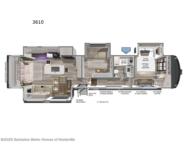 New 2026 Brinkley RV Model Z 3610 available in Huntsville, Alabama