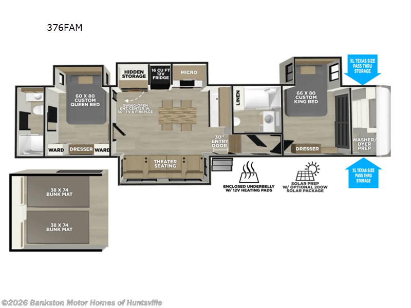 New 2026 Forest River Wildwood Heritage Glen 376FAM available in Huntsville, Alabama