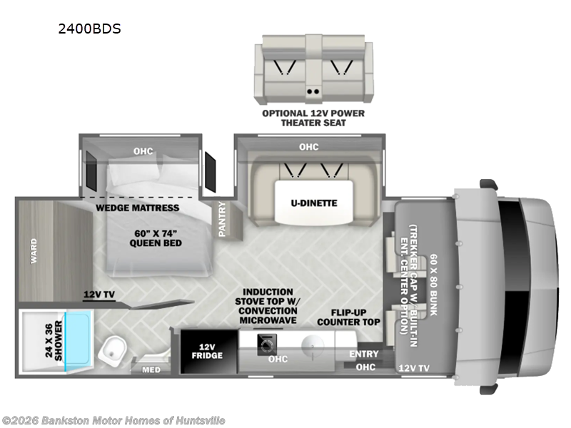 New 2026 Forest River Sunseeker MBS 2400BDS available in Huntsville, Alabama