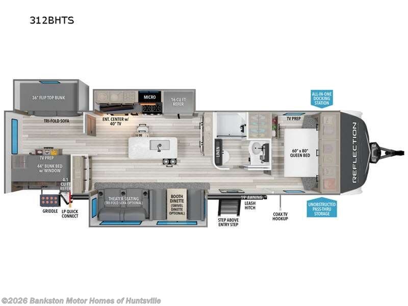 Used 2024 Grand Design Reflection 312BHTS available in Huntsville, Alabama