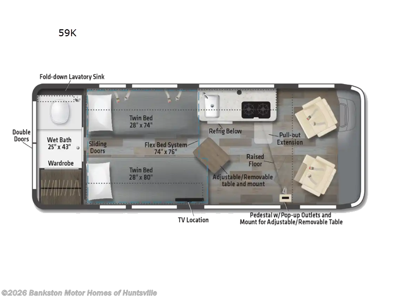 New 2027 Winnebago Travato 59K available in Huntsville, Alabama