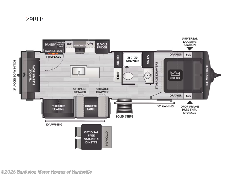 New 2026 Keystone Cougar Half-Ton 29RLP available in Huntsville, Alabama