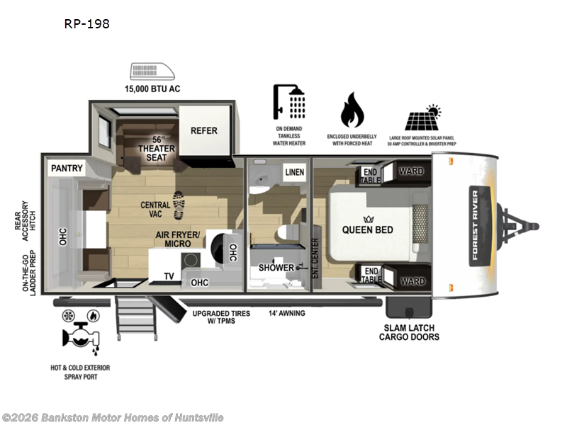 New 2026 Forest River  R Pod RP-198 available in Huntsville, Alabama