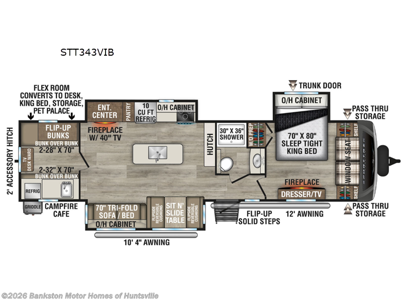 New 2026 Venture RV SportTrek Touring Edition STT343VIB available in Huntsville, Alabama
