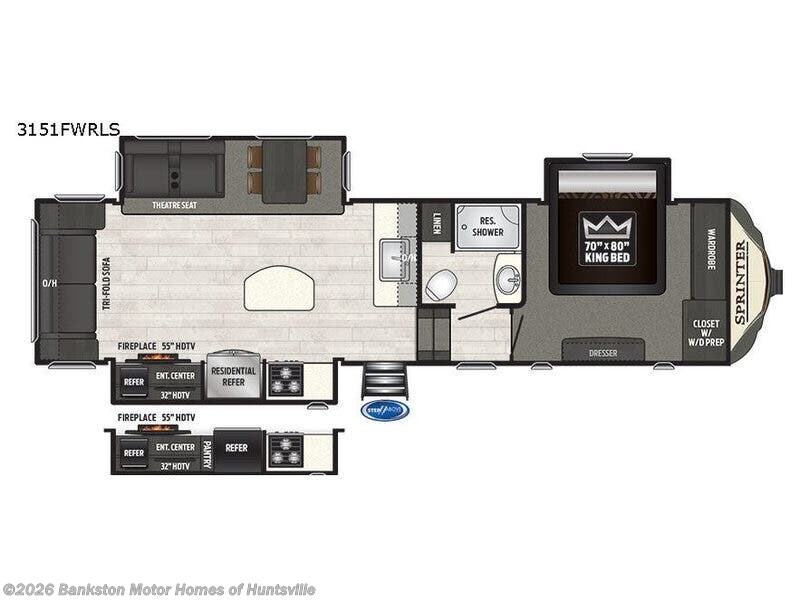 Used 2018 Keystone Sprinter 3151FWRLS available in Huntsville, Alabama
