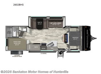 New 2026 Heartland Prowler 2602BHS available in Huntsville, Alabama