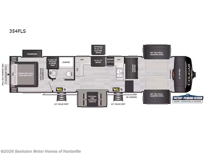 Used 2022 Keystone Cougar 354FLS available in Huntsville, Alabama