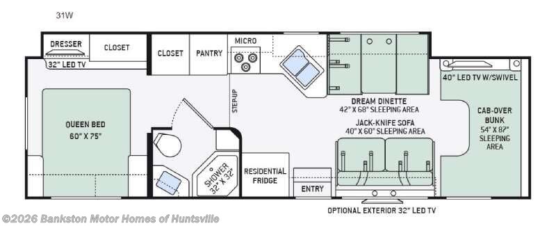 Used 2016 Thor Motor Coach Chateau 31W available in Huntsville, Alabama
