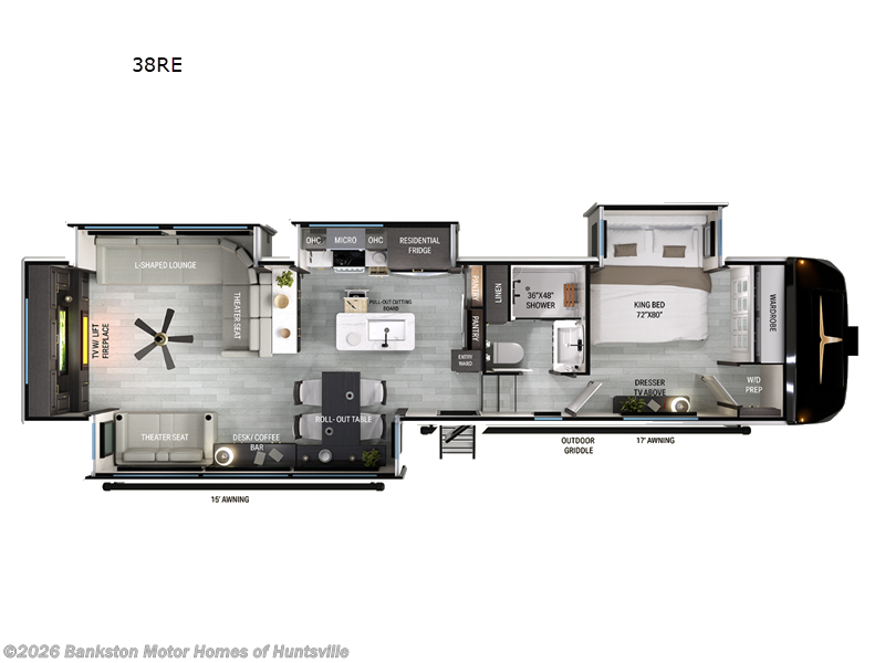 New 2026 Heartland Bighorn 38RE available in Huntsville, Alabama