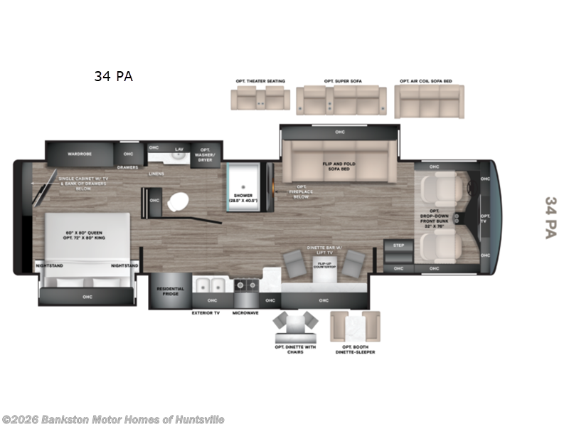 New 2027 Tiffin Open Road Allegro 34 PA available in Huntsville, Alabama