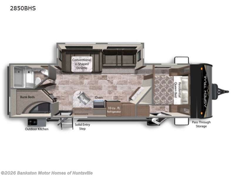 Used 2021  Dutchmen Aspen Trail 2850BHS by Dutchmen from Bankston Motor Homes of Huntsville in Huntsville, AL