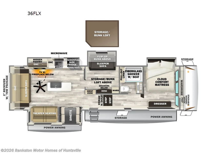 New 2027  Forest River Sabre 36FLX by Forest River from Bankston Motor Homes of Huntsville in Huntsville, AL
