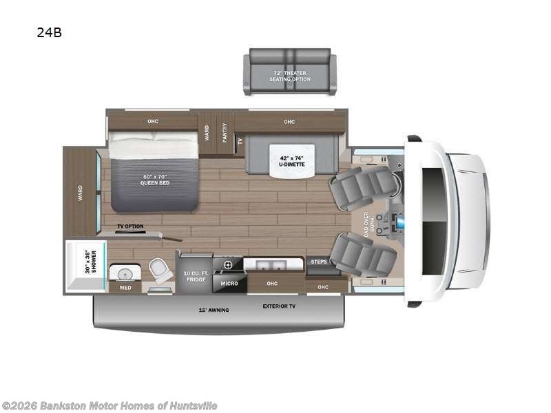 Used 2025  Entegra Coach Odyssey 24B by Entegra Coach from Bankston Motor Homes of Huntsville in Huntsville, AL