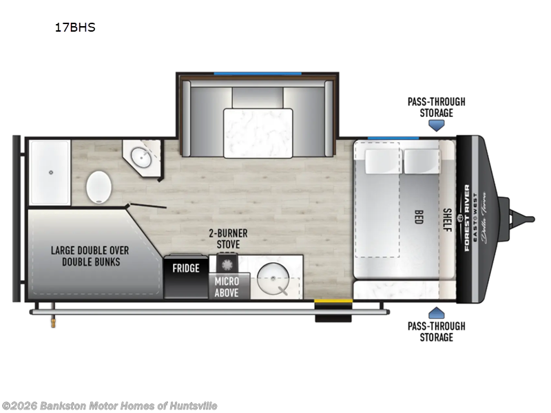 New 2027  East to West Della Terra 17BHS by East to West from Bankston Motor Homes of Huntsville in Huntsville, AL