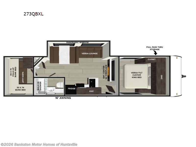 New 2027  Forest River Wildwood X-Lite 273QBXL by Forest River from Bankston Motor Homes of Huntsville in Huntsville, AL