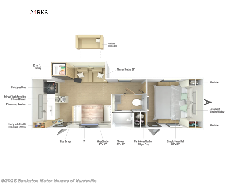 New 2027 Winnebago Thrive 24RKS available in Huntsville, Alabama