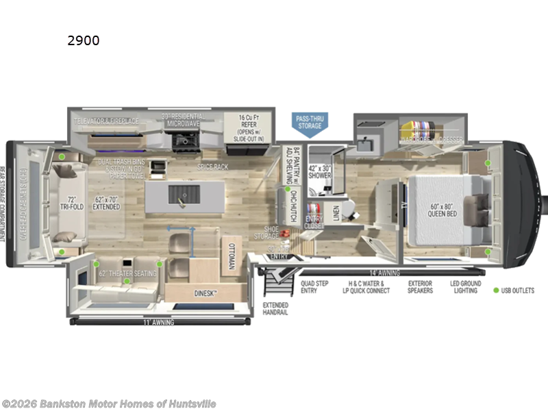 New 2027 Brinkley RV Model Z 2900 available in Huntsville, Alabama