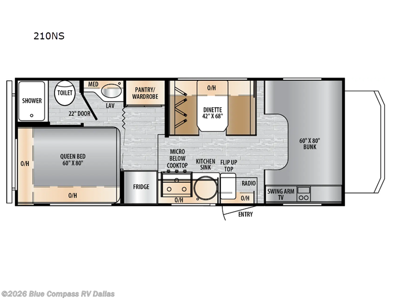New 2026 East to West Entrada 210NS available in Mesquite, Texas