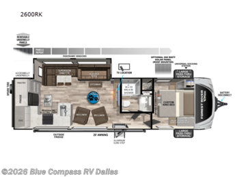 Used 2025 Forest River Vibe 2600RK available in Mesquite, Texas