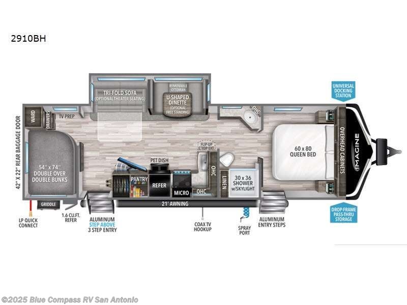 Used 2022 Grand Design Imagine 2910BH available in San Antonio, Texas