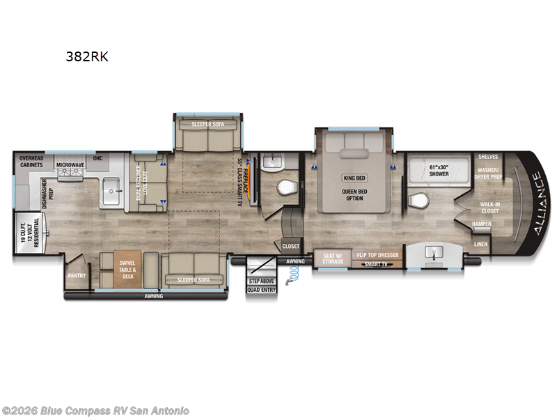 New 2026 Alliance RV Paradigm 382RK available in San Antonio, Texas