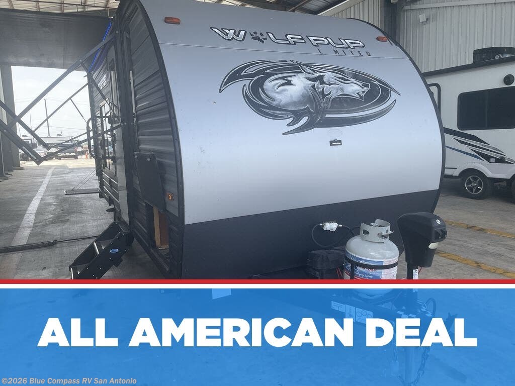 Used 2021 Forest River Cherokee Wolf Pup 16FQ available in San Antonio, Texas