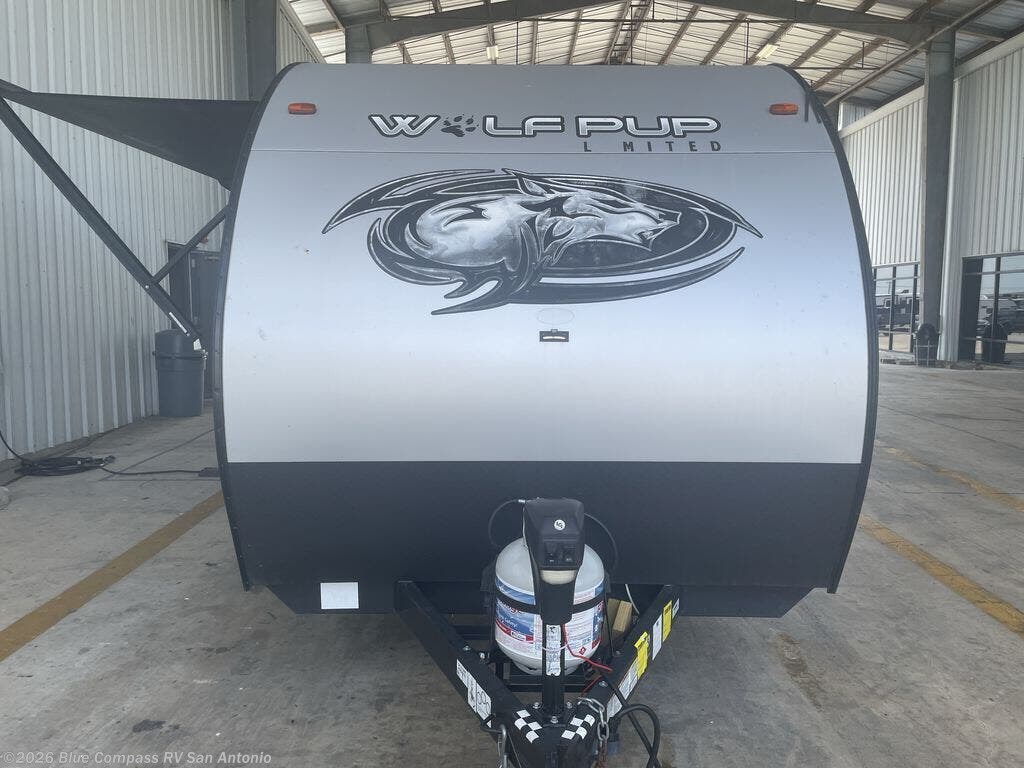 Used 2021  Forest River Cherokee Wolf Pup 16FQ by Forest River from Blue Compass RV San Antonio in San Antonio, TX