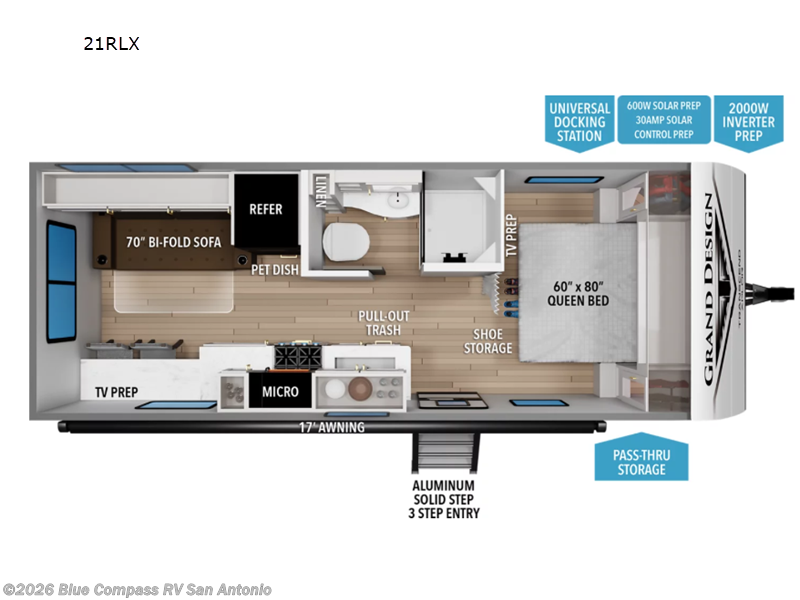 New 2027 Grand Design Transcend Xplor 21RLX available in San Antonio, Texas