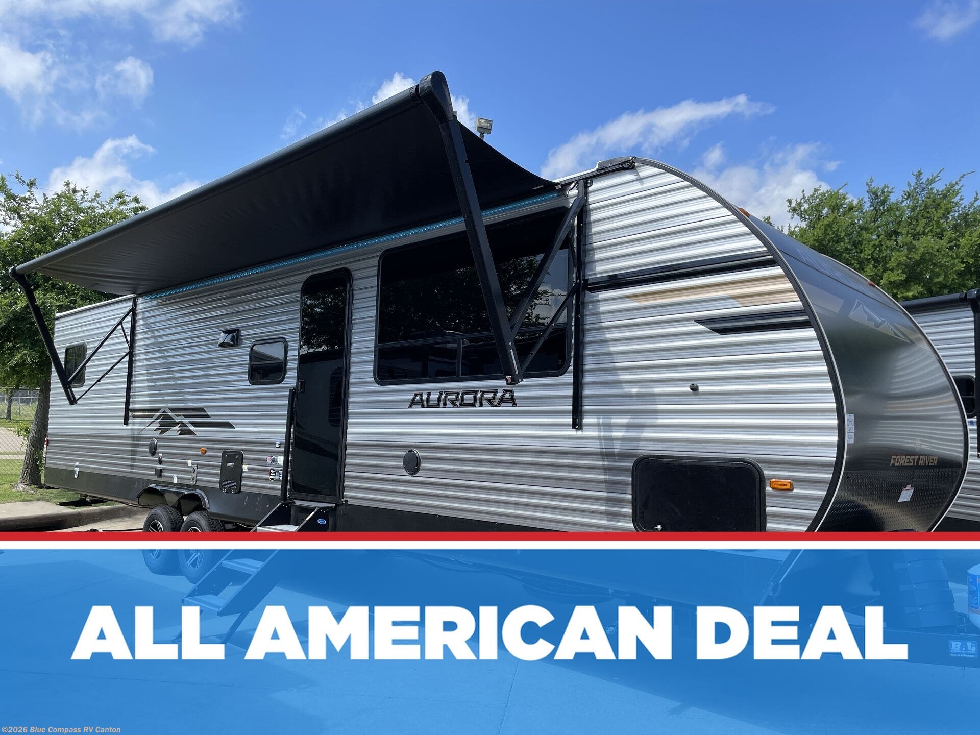 New 2026 Forest River Aurora 34BHTS (2 Queen Beds) available in Wills Point, Texas