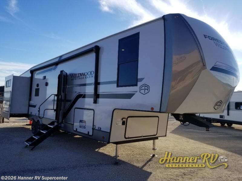 New 2026 Forest River Wildwood Heritage Glen 356QB available in Baird, Texas