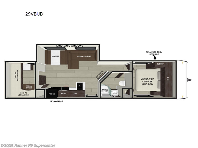 New 2026 Forest River Wildwood 29VBUD available in Baird, Texas