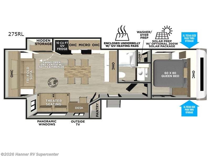 New 2026 Forest River Wildwood Heritage Glen 275RL available in Baird, Texas