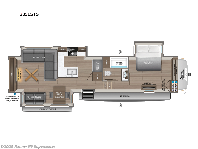 New 2027 Jayco Eagle 335LSTS available in Baird, Texas