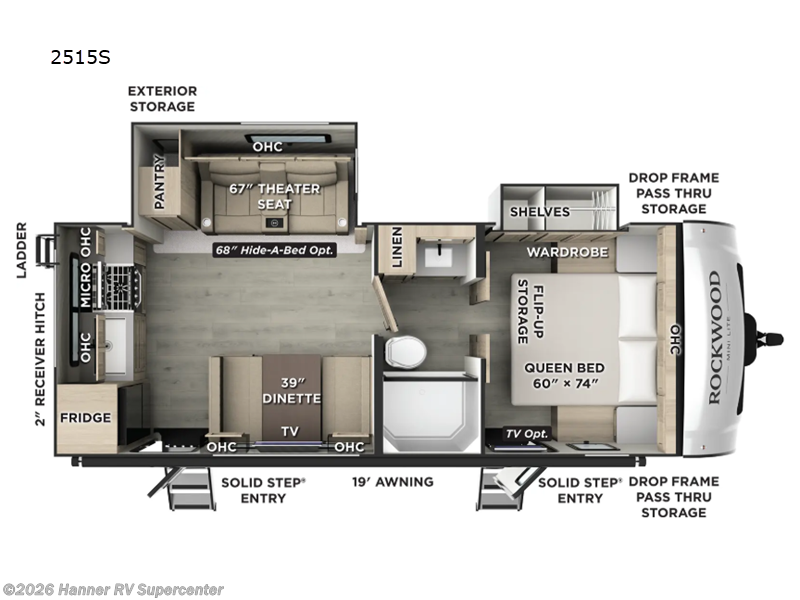 New 2027 Forest River Rockwood Mini Lite 2515S available in Baird, Texas