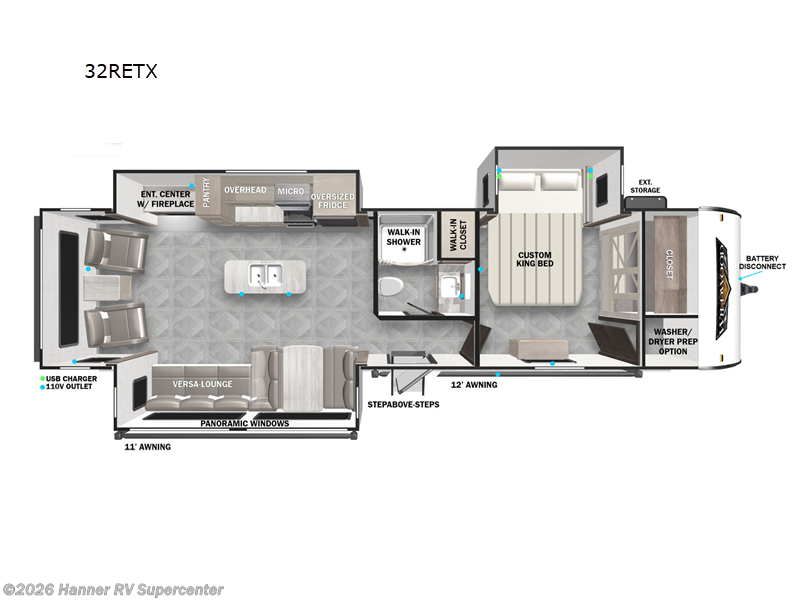Used 2023 Forest River Wildwood 32RETX available in Baird, Texas
