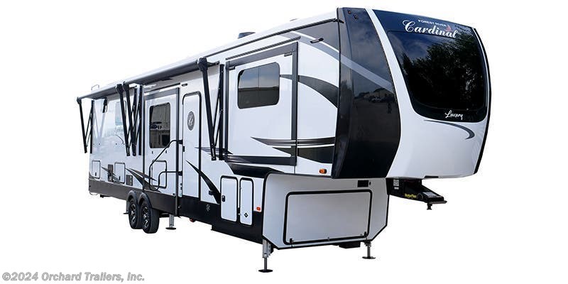 Stock Image for 2021 Forest River Cardinal Luxury 390FBX (options and colors may vary)
