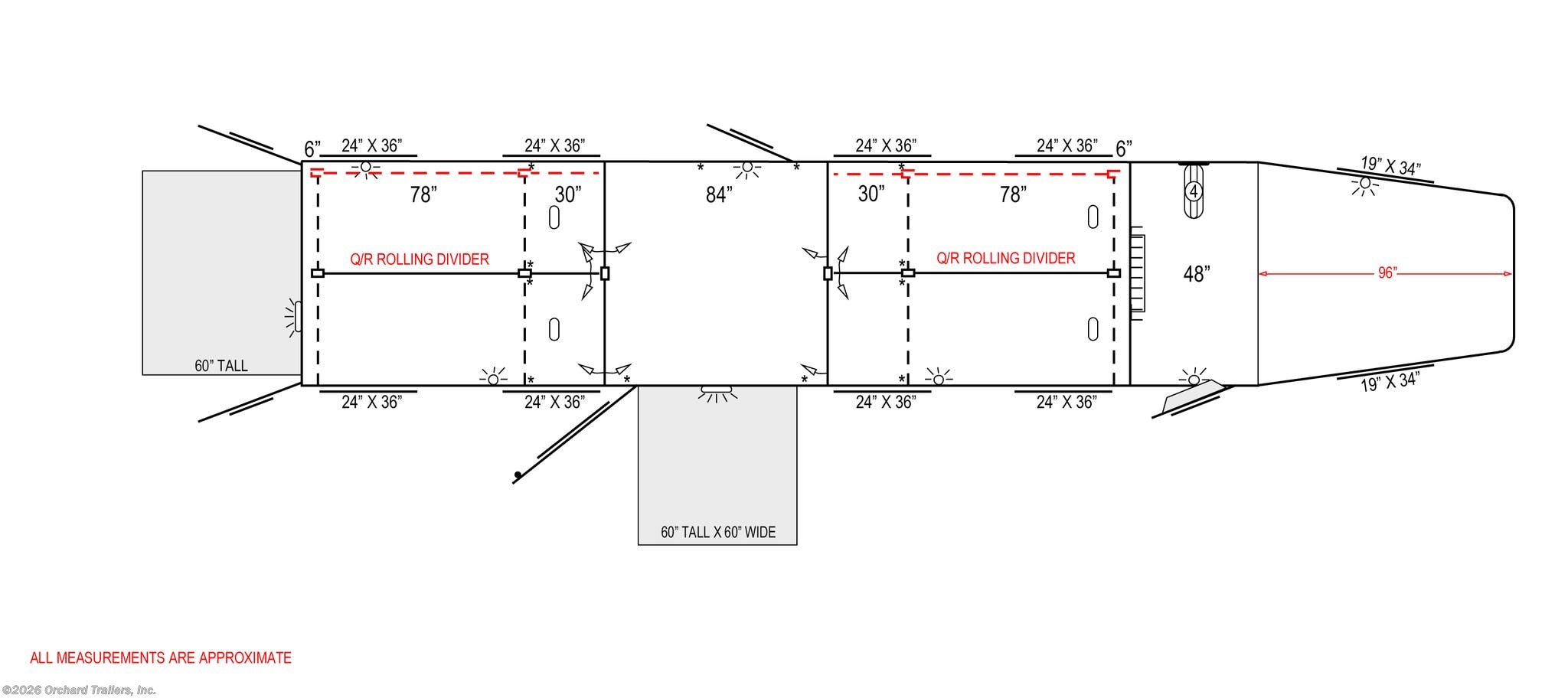 New 2026 4-Star Trailers  4-Horse Head-to-Head available in Whately, Massachusetts