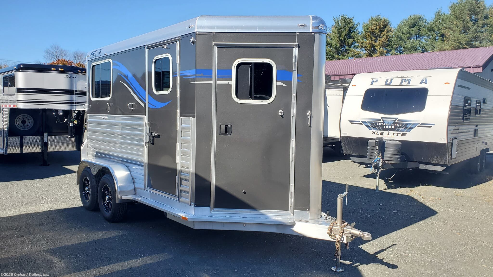 New 2027 4-Star Trailers  2-Horse Straight-Load Bumper Pull w/ Dressing Room available in Whately, Massachusetts