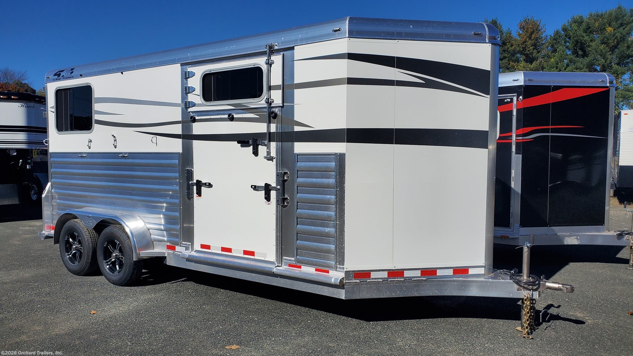 New 2027 4-Star Trailers  2-Horse Straight-Load Bumper Pull w/ Side Ramp available in Whately, Massachusetts