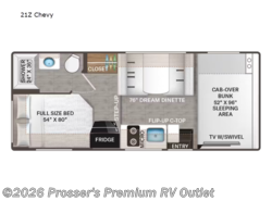 New 2026 Thor Motor Coach Four Winds 21Z Chevy available in Sturtevant, Wisconsin